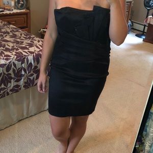Jessica McClintock black cocktail dress. Size 8.